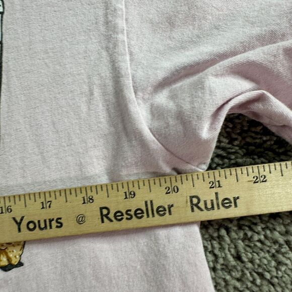 Simply Southern Shirt Womens L Pink Cropped Sweet Tea & Chicken Nuggets - Picture 7 of 12